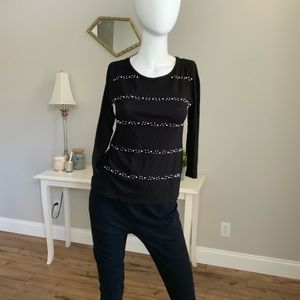 Ann Taylor Beaded top